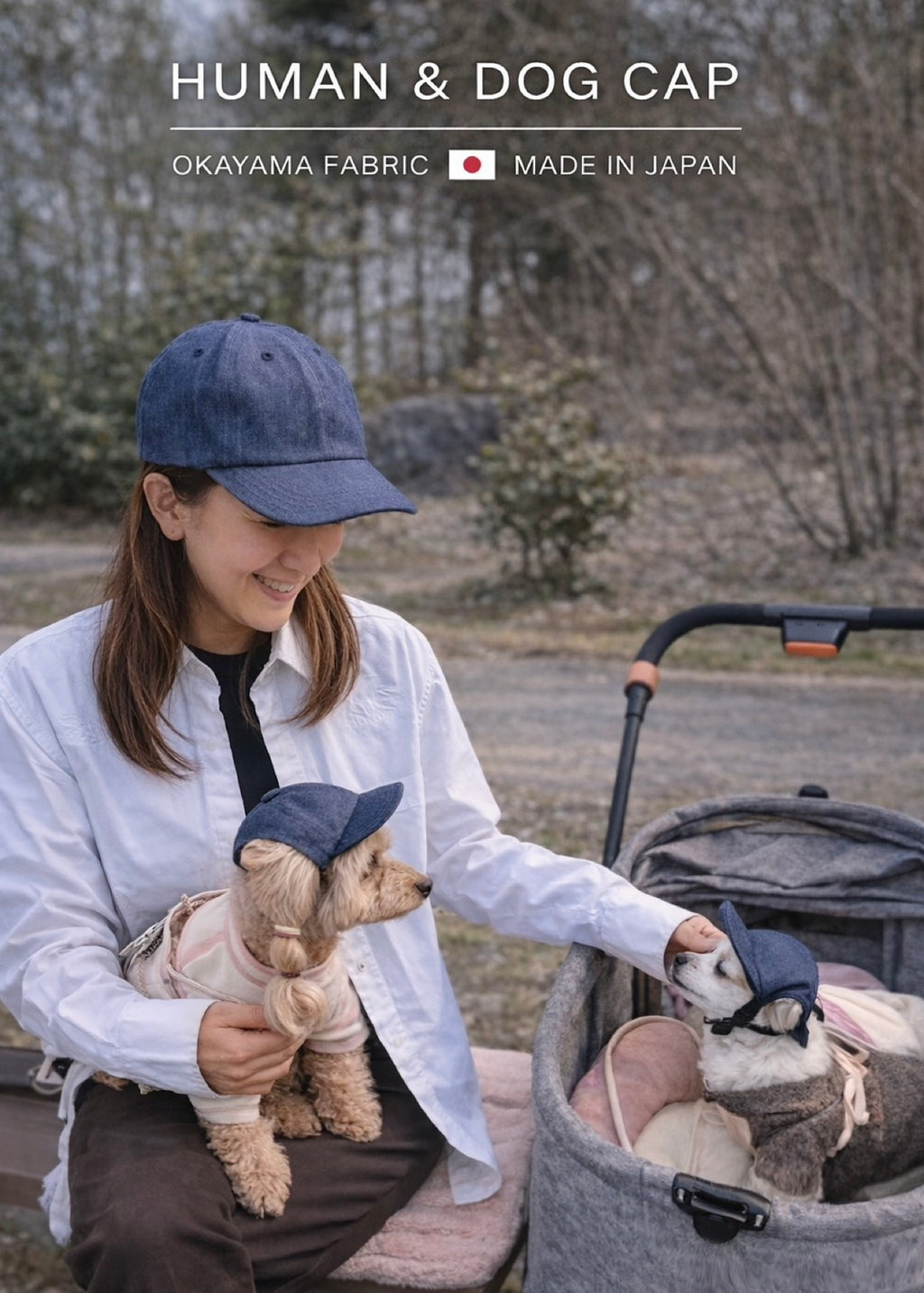 OKAYAMAドッグキャップ｜岡山デニム国内縫製 愛犬用キャップ